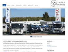 Tablet Screenshot of antwerpmotorhomes.be